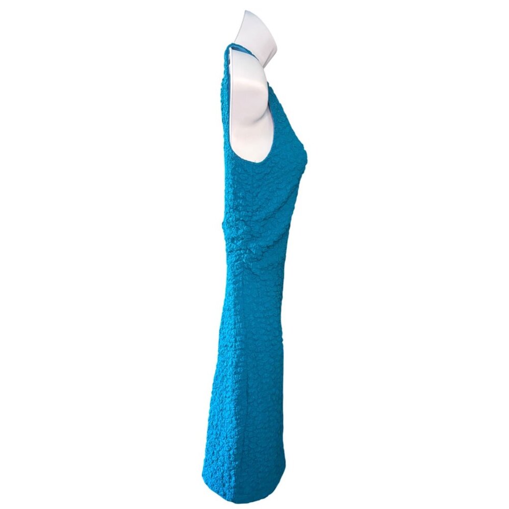 Anthropologie Textured Mini Shift Dress Blue, XS and L NEW - Picture 5 of 7